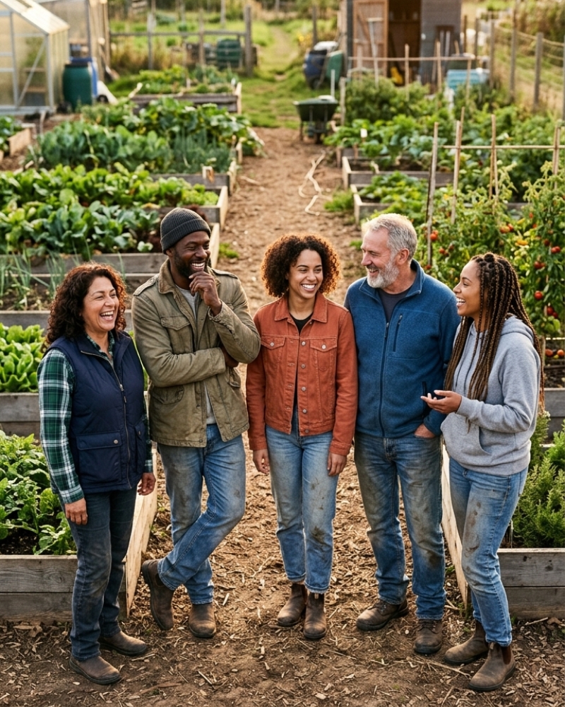 Earth Keepers gathered in community — experienced mentors ready to share their knowledge